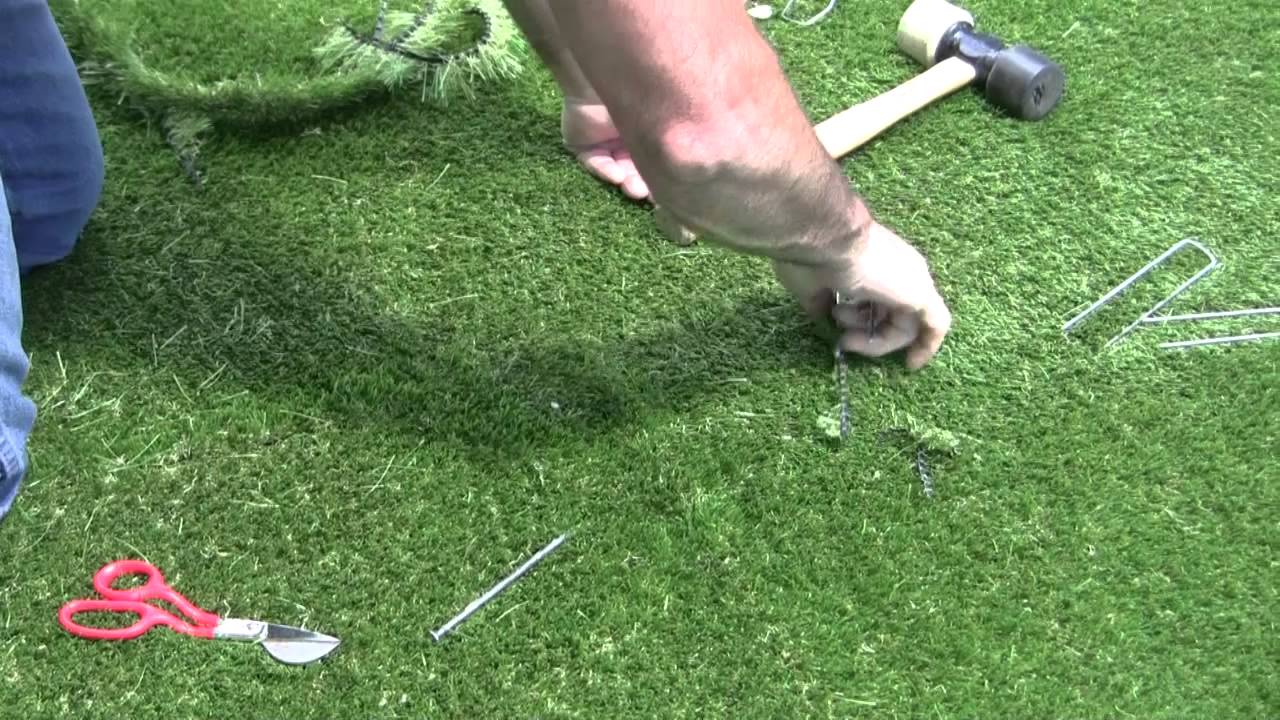 Artificial Grass Fixings Astro Turf Ground Staples Green Timber Fixing Screws 