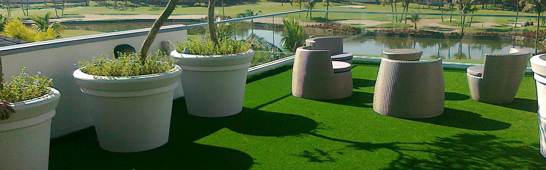 rooftop artificial grass