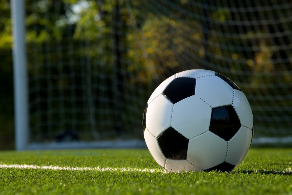 soccer on turf