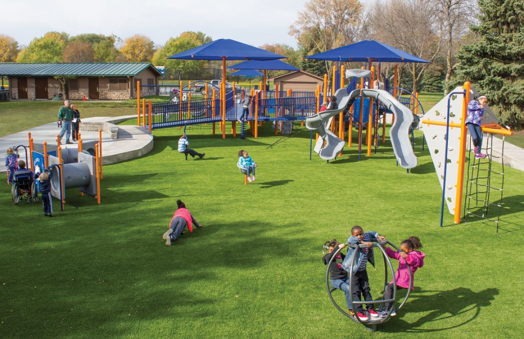 Artificial Playground Turf, Artificial Playground Grass, Genesis Play-Safe Systems